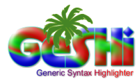 GeSHi - Generic Syntax Highlighter